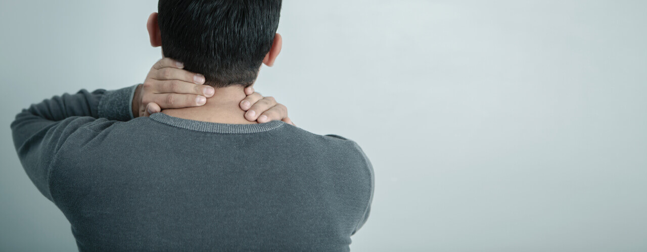 a man having Neck Pain